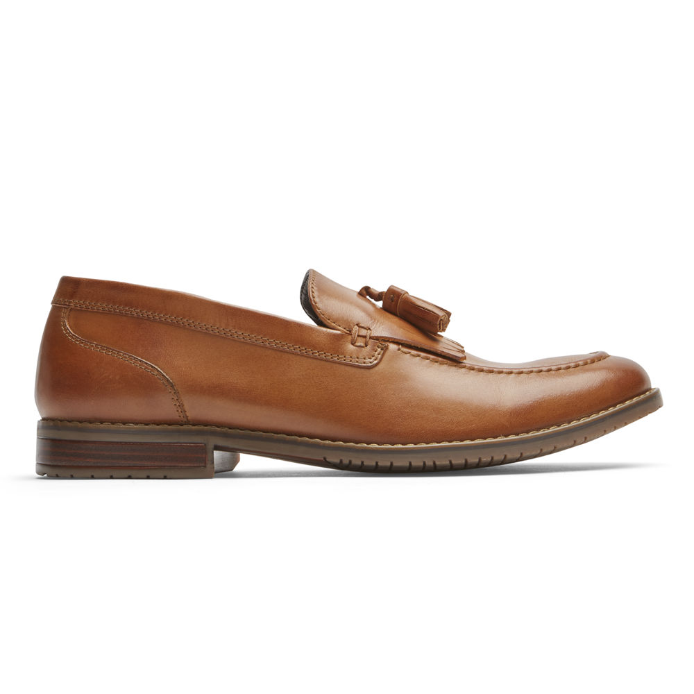 Mocassins Rockport Homem Marrom - Style Purpose 3 Tassel - 84152DLPS